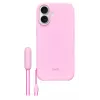 Kickstand dėklas skirtas iPhone 17 Apple Beats su MagSafe ir kameros valdymu, Pebble Pink, PC ir Mikropluoštas
