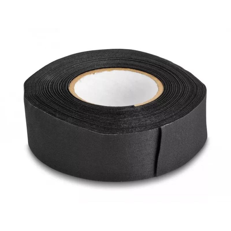 DeLOCK Audinio juosta 25 m x 25 mm nuplėšiama lipni juoda
