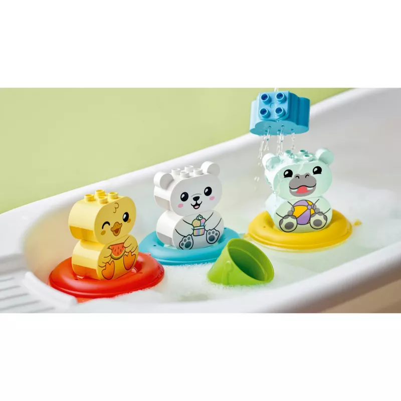 LEGO DUPLO 10965 MAUDYMOSI SMAGUMAS: PLŪDURIUOJANTIS GYVŪNŲ TRAUKINYS