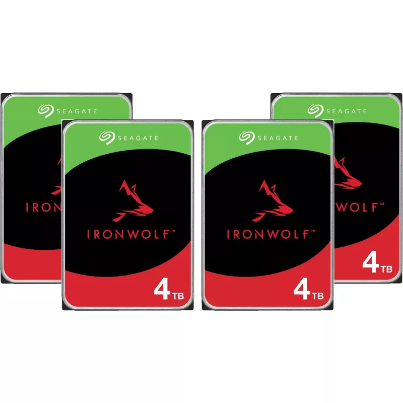 DX4800 Plus + 4x 4 TB Seagate IronWolf HDD rinkinys, NAS