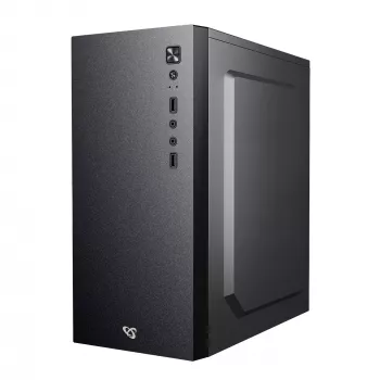 Kompiuterio korpusas Sbox PCC-12 MicroATX juodas