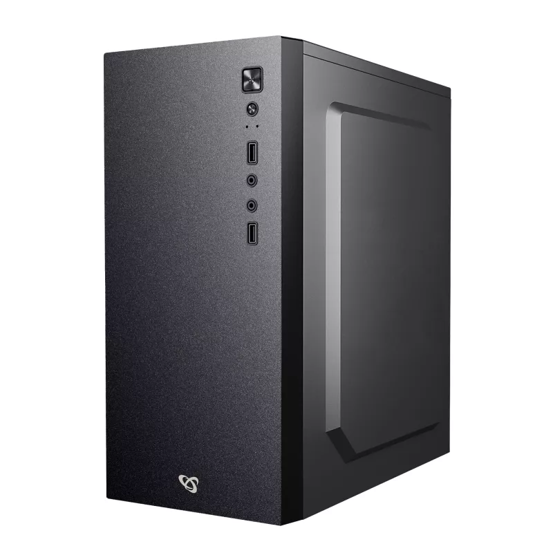 Kompiuterio korpusas Sbox PCC-12 MicroATX juodas