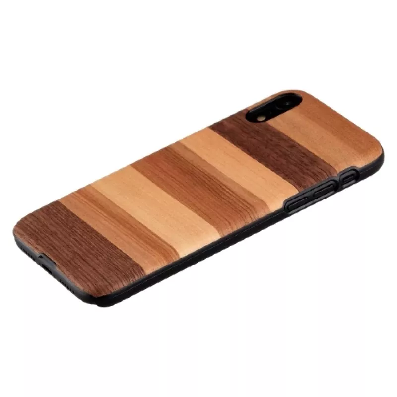 Apsauginis išmaniojo telefono dėklas man and wood, skirtas iPhone XR – juodo smėlio apdaila