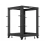 Laisvai pastatomas stovas Lanberg OR01-6115-B 15U juodas 600 kg talpa