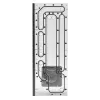 Stealkey Customs SK-Crossflow, skirtas Lian Li - O11D XL Evo Distroplate D5/DDC - akrilas