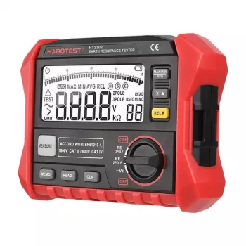 Habotest HT2302 skaitmeninis įžeminimo varžos matuoklis