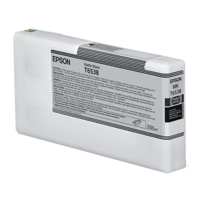 Rašalo kasetė Epson C13T65380N matinė juoda 200 ml Originali vienoje pakuotėje