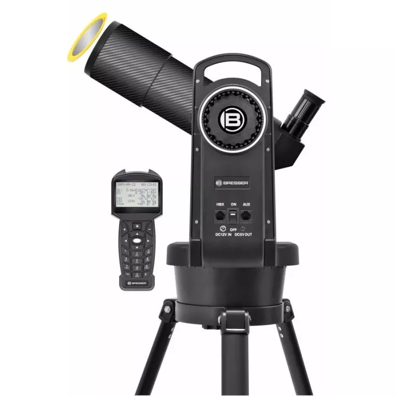 Refraktorinis teleskopas Bresser Optics Automatik 80/400 Goto, juodas