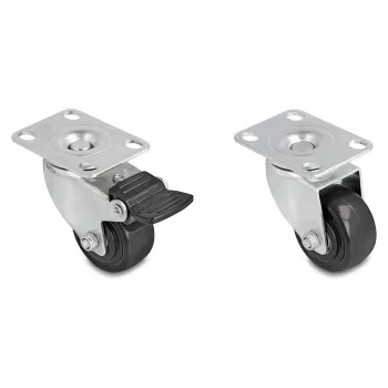 Ratukai DeLOCK 66754 Juoda Sidabrinė Plienas 5 cm Skersmuo