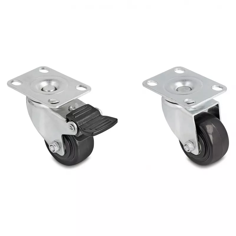 Ratukai DeLOCK 66754 Juoda Sidabrinė Plienas 5 cm Skersmuo