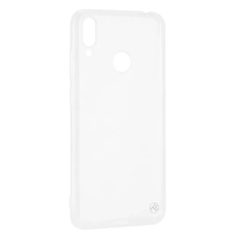 Silikono dėklas, skirtas „Huawei Y9 2019“, „Tellur“, permatomas