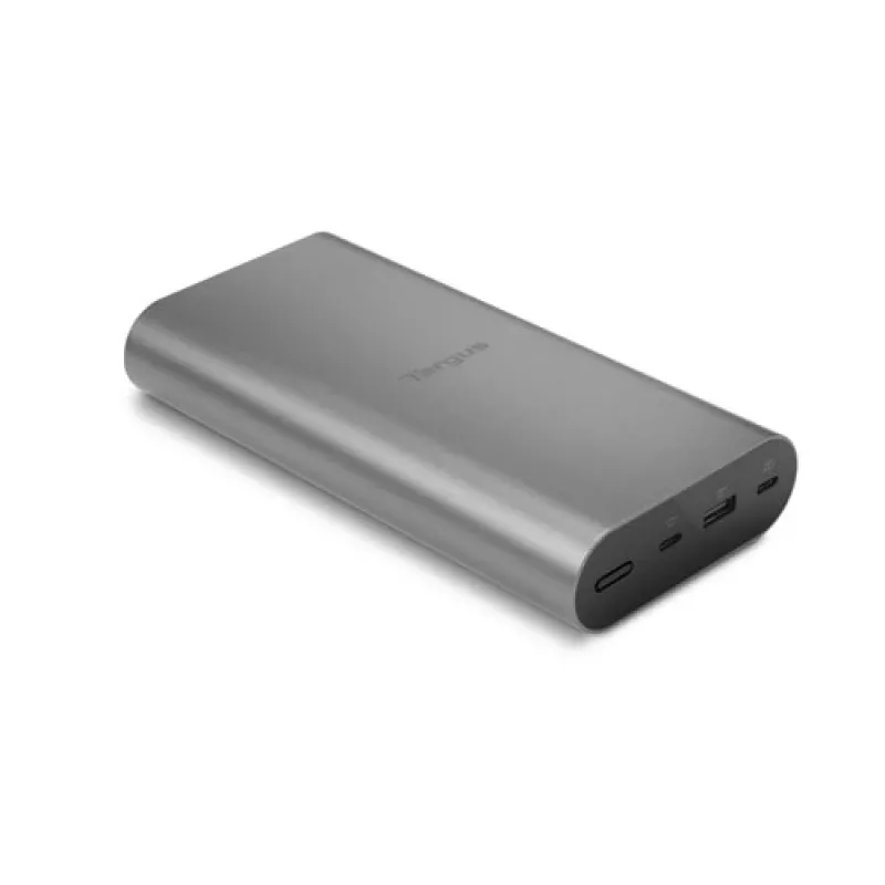 Nešiojamasis įkroviklis Dell APB080GL 25000 mAh, 1×USB-A + 2×USB-C, 2 A išvestis, pilkas, 0,522 kg