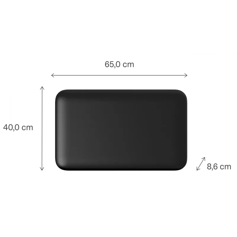 Mill Invisible Smart WiFi Panel Heater | PA700WIFI4B | Skydinis šildytuvas | 700 W | Tinka patalpoms iki 9-12 m² | Juoda | IPX4