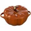 Apvalus ketaus puodas Staub 24 cm, šalavijų žalia, modelis 40505-364-0
