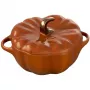 Apvalus ketaus puodas Staub 24 cm, šalavijų žalia, modelis 40505-364-0