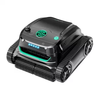 Wybot S2 Solar belaidis baseinų valymo robotas — Wybot S2 Solar baseinų valytuvas, belaidis veikimas