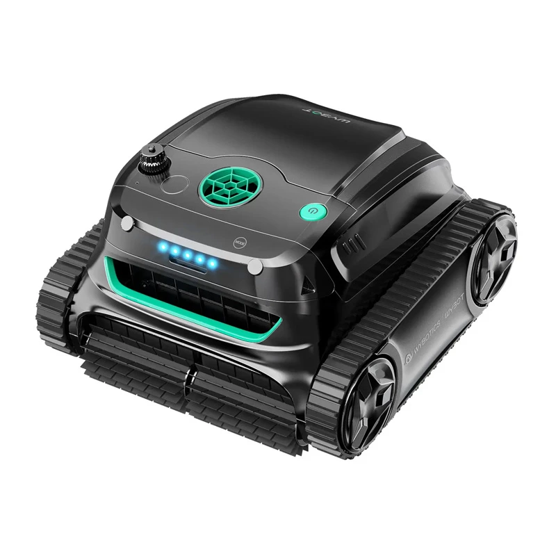 Wybot S2 Solar belaidis baseinų valymo robotas — Wybot S2 Solar baseinų valytuvas, belaidis veikimas