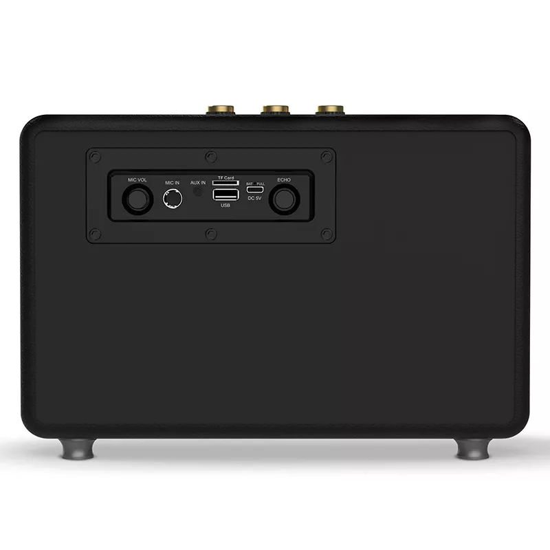Nešiojamasis stereofoninis garsiakalbis TRACER M45 juodas — Bluetooth 5.0, 45 W RMS, FM radijas, įmontuotas mikrofonas, maitinamas baterijomis