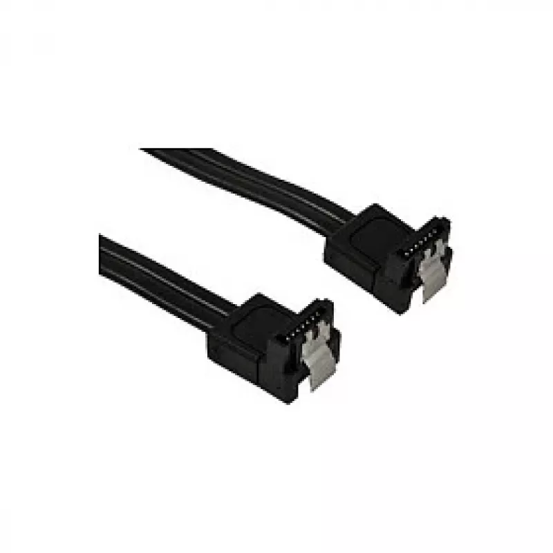 Synergy21 kabelis SATA-3 Internal 0,50m Plug(angled) Juoda **