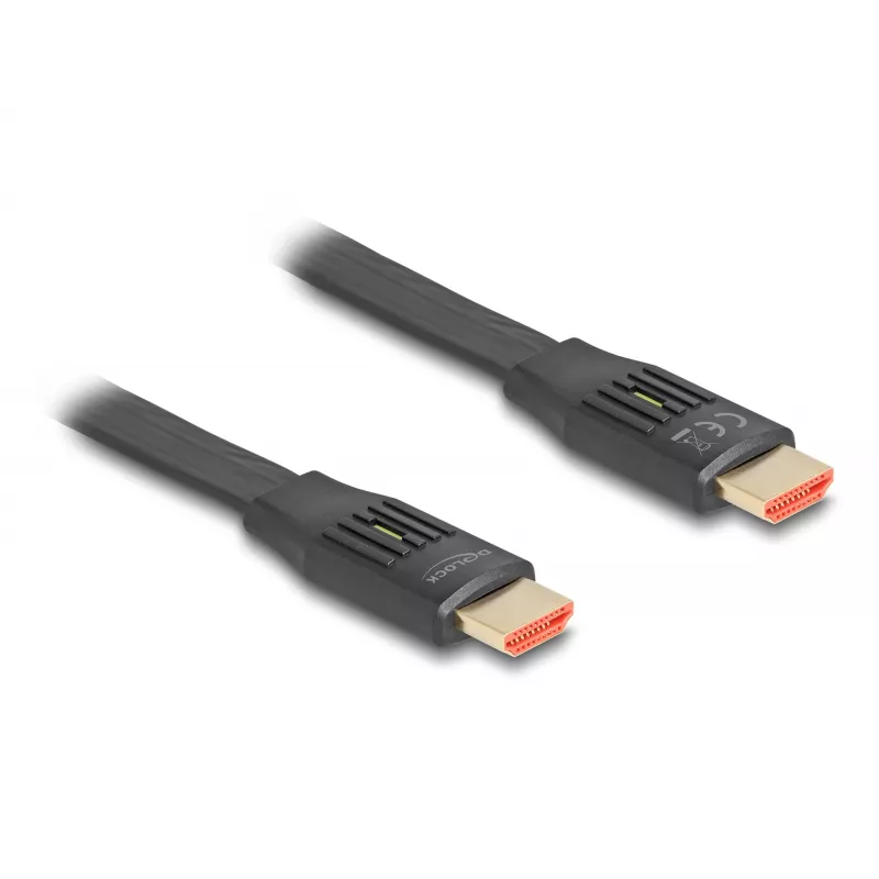 HDMI laidas DeLOCK 81003 3 m HDMI Type A Male 48 Gbit/s juodas