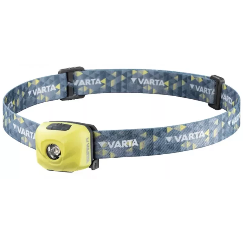 Ant galvos juostos tvirtinamas žibintuvėlis Varta OUTDOOR SPORTS ULTRALIGHT H30R Lime