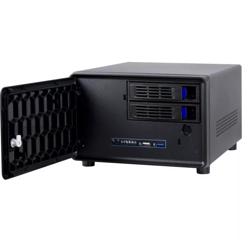 Inter-Tech SC-2100 - Mažos formos (SFF) - kompiuteris - juodas - Mini-ITX - plieninis - veiklos - signalizacija - HDD - tinklas - maitinimas (88887285)