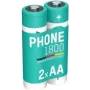 Ansmann ANS 1312-0038 - Dect NiMh baterija AA Mignon 1600 mAh 2 vnt. - Baterija - Mignon (AA) (1312-0038)
