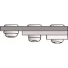 Aklina kniedė GESIPA 4,8x10 mm aliuminio korpusas plieninis stiebas PolyGrip (MPN 6700144)