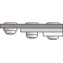 Aklina kniedė GESIPA 4,8x10 mm aliuminio korpusas plieninis stiebas PolyGrip (MPN 6700144)