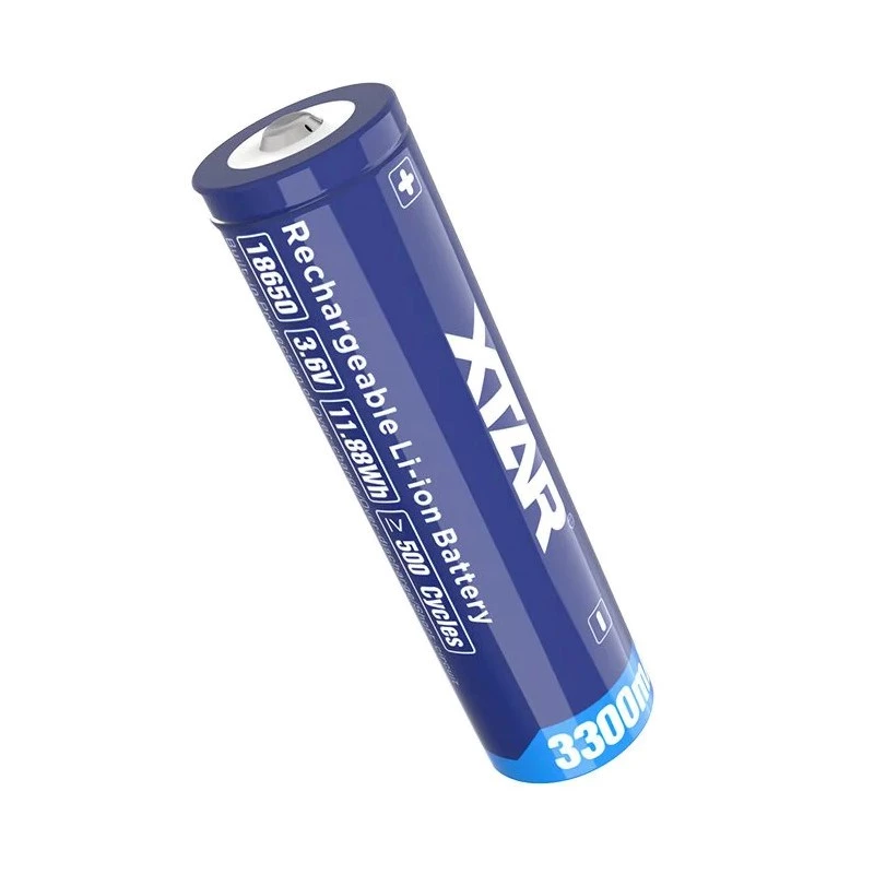 Battery 18650 3,6V Li-ion 3300 mAh su apsauga