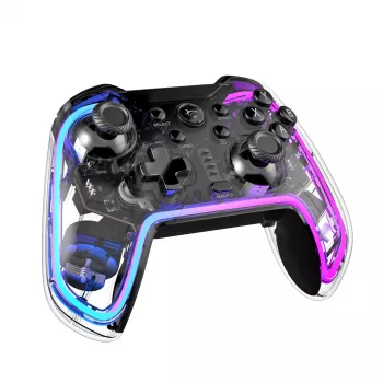 Žaidimų valdiklis White Shark GPW-8040 RGB belaidis Bluetooth, modelis PRAETORIAN
