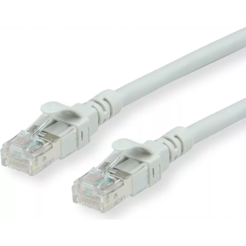 ROLINE - komutacinis kabelis - RJ-45 (M) į RJ-45 (M) - 30 cm - SFTP - CAT 6a - pilka (21.15.2970)