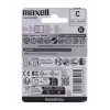 Vienkartinė baterija MAXELL LR14 (C) šarminė 1,5 V, 2 vnt., lizdinė pakuotė