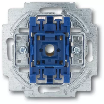 Vienpolis jungiklio modulis Busch-Jaeger 2020 US-206, 1P, 10 A, 250 V, mėlynas metalinis, 71×71×25 mm
