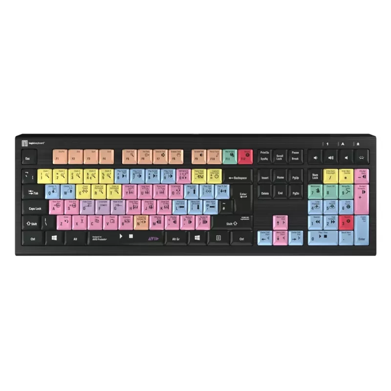 Logickeyboard Avid Pro Tools Astra 2 UK PC - klaviatūra