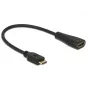 HDMI laidas DeLOCK 0,23 m mini-HDMI/HDMI