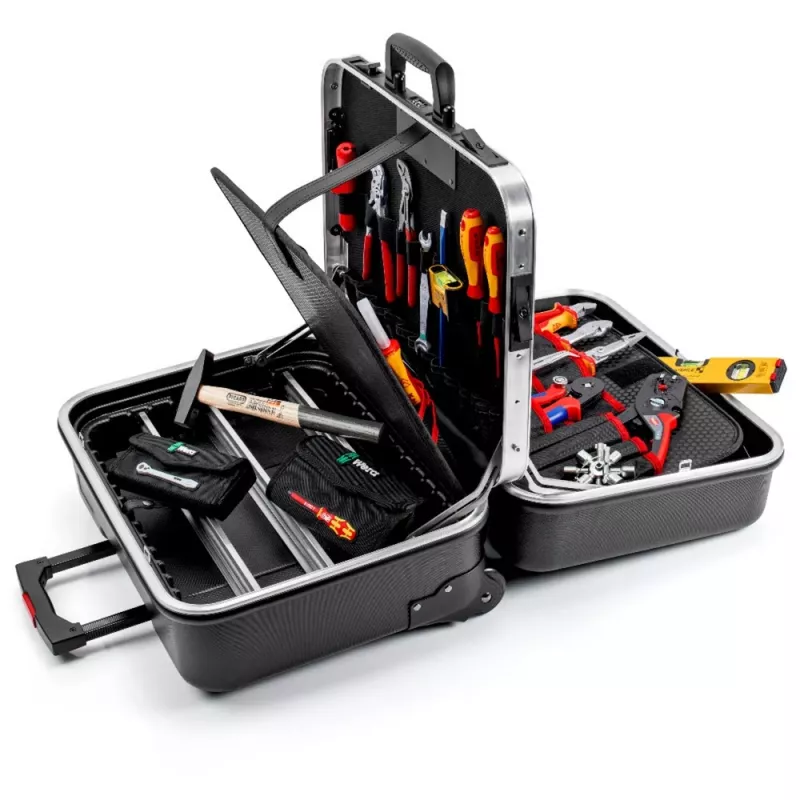 „Knipex 00 21 41“ mechaniko įrankių rinkinys, 63 įrankiai