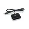 Kortelių skaitytuvas IOGEAR GSR202 USB 2.0 juodas