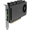 Mobilaus stovo adapterio kortelė icy dock MB204MP-1B — 4 × M.2 NVMe SSD karšto keitimo mobilus stovas