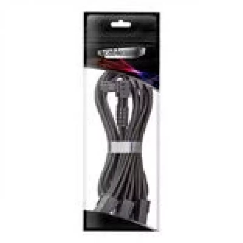 Sleeved ModMesh 12V 2x6 to 3x 8‑Pin kabelis, CableMod StealthSense (Juoda), variant A