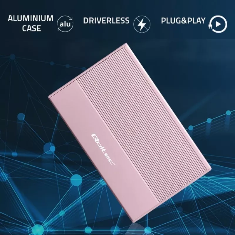 Korpusas SSD HDD 2,5 inch diskui, SATA, USB 3.0, 2T