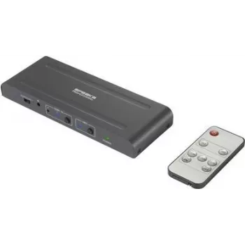 SpeaKa Professional SP-HDA-300 2+1 prievadų HDMI-Switch ARC (grįžtamojo garso kanalas) 3480 x 2160 pikselių (SP-10461508)