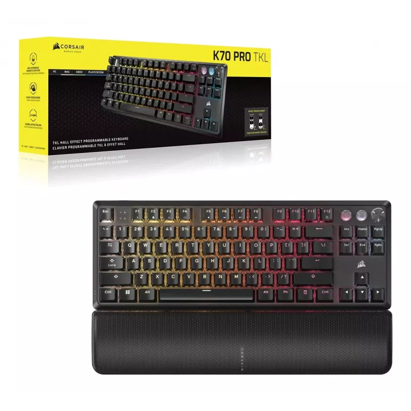Klaviatūra Corsair K70 Pro TKL, TKL (80%), ISO (DE)