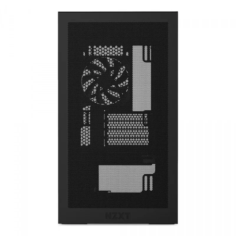NZXT H3 Flow Micro ATX Oro Srauto Korpusas - Juodas
