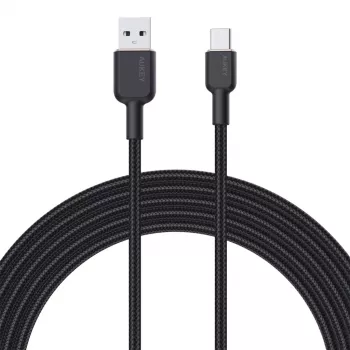 USB A į USB C laidas Aukey CB-NAC1, 1 m, pintas nailonas, USB PD 60W, USB 2.0