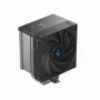 Oro aušintuvas DeepCool AK500S Digital SE — 120 mm ventiliatorius, palaiko LGA1700/AM5/AM4 ir Intel LGA115x/1200 lizdus, juodas