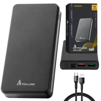 Nešiojamoji išorinė baterija Extralink EPB-078B 10000mAh