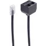 telefono laidas ShiverPeaks BS71231-8/4 0,15 m Juodas