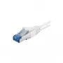 Wentronic Goobay CAT 6a komutacinis kabelis, S/FTP (PiMF), Balta, 2 m - LSZH Halogen-Free, Copper (93749)