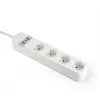 Išmanusis elektros lizdas Gembird TSL-PS-S4U-01-W 4 kintamosios srovės lizdai 3880 W balta